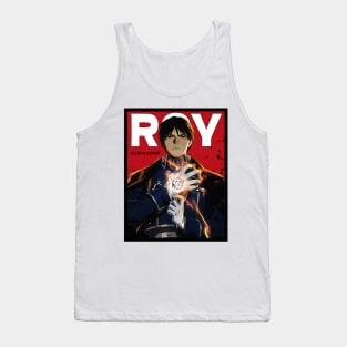 Roy Mustang Red Comic Tank Top